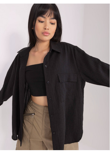 Čierna ľahká košeľa