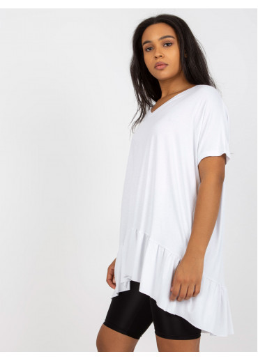 Biela tričková tunika