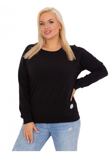 Čierne tričko s dlhým rukávom