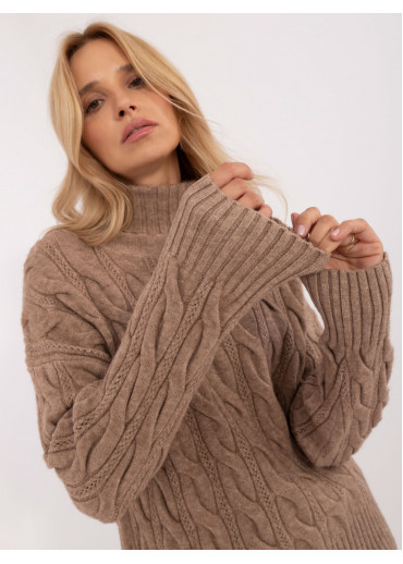 Tmavohnedý dámsky rolák