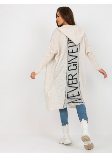 Smotanovo biely kardigán