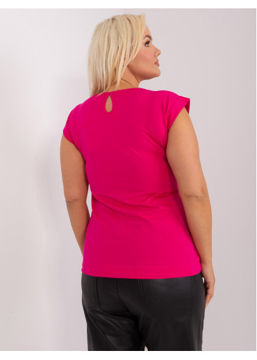 Fuchsiovo ružové tričko