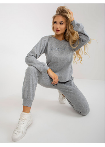 Sivá tepláková súprava