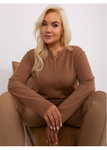 Hnedý pulóver
