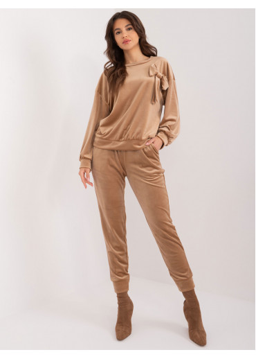 Kapučínovo hnedá tepláková súprava