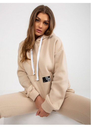 Béžovo hnedá tepláková súprava