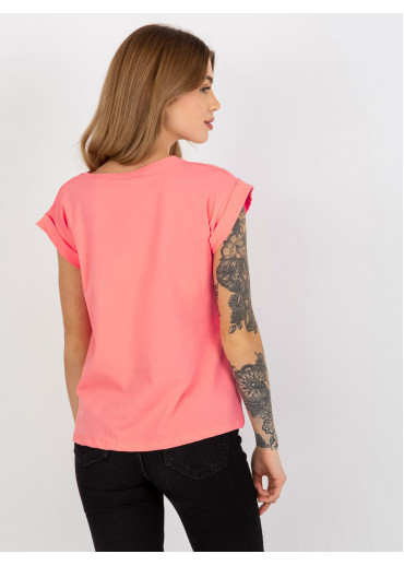 Broskyňovo ružové tričko