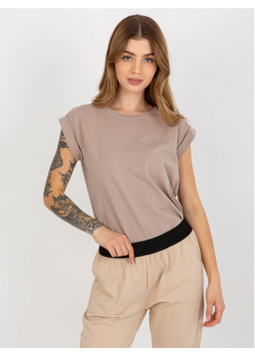 Béžovo hnedé tričko