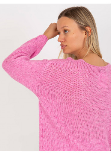 Ružový pulóver