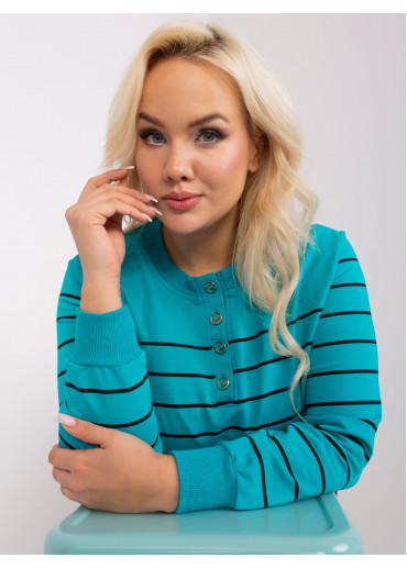 Mätovo zelený pulóver