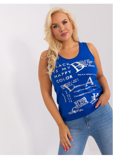 Kobaltovo modrý top