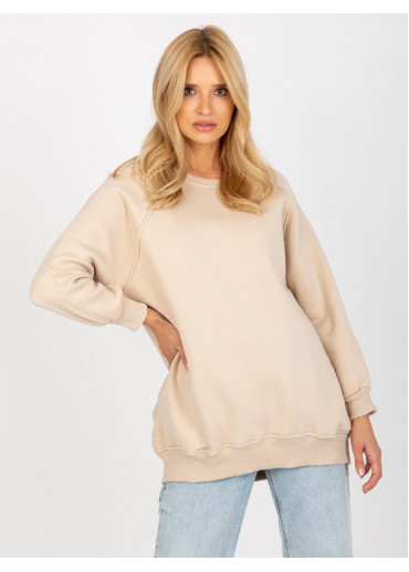 Béžovo hnedá mikina