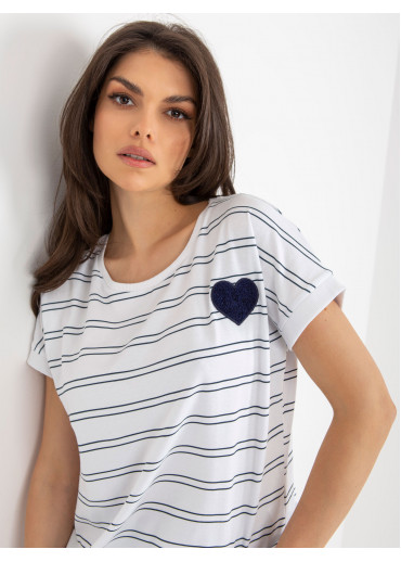 Svetlomodré tričko srdce