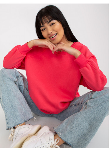 Koralovo ružová mikina