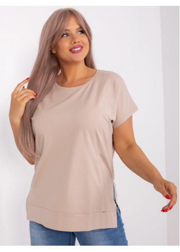 Béžovo hnedé tričko