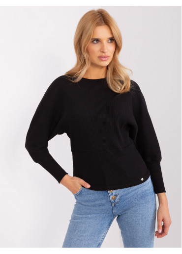 Čierne tričko s dlhým rukávom