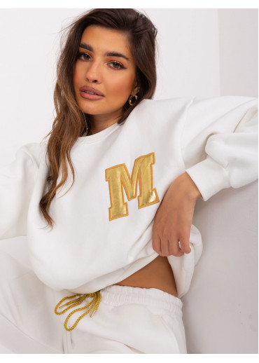 Smotanovo biela tepláková súprava