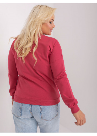 Koralovo ružové tričko s dlhým rukávom