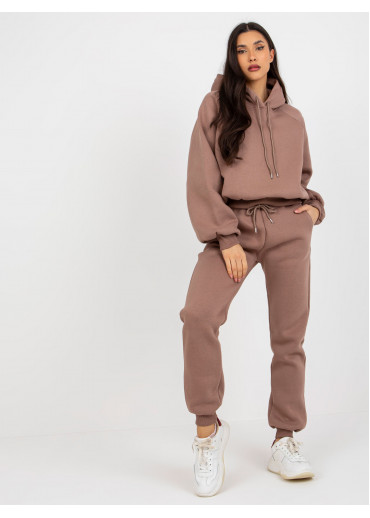 Hnedá tepláková súprava