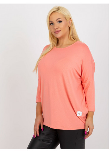 Broskyňovo ružové tričko