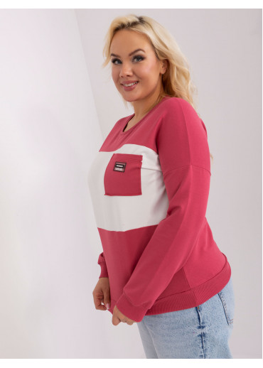 Koralovo ružové tričko s dlhým rukávom