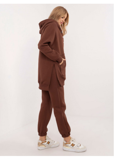 Hnedá tepláková súprava