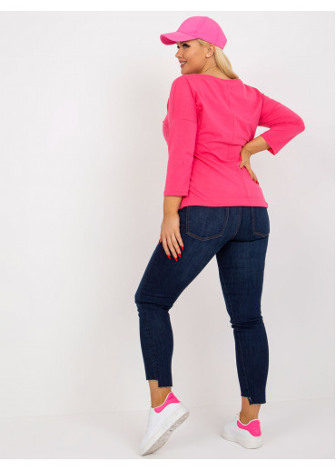 Ružové tričko s potlačou