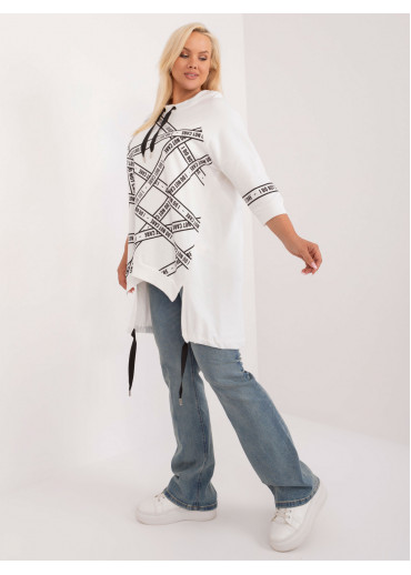 Smotanovo biela dámska tunika