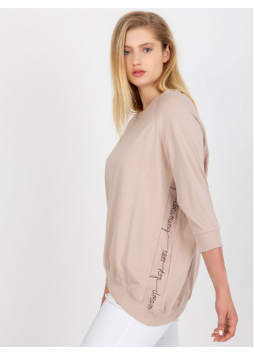 Béžovo hnedá tunika