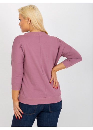 Tmavopúdrovo ružové tričko