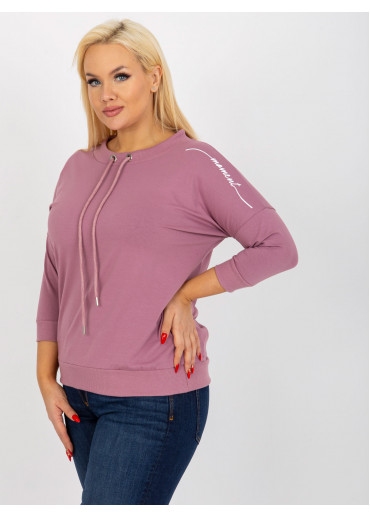 Tmavopúdrovo ružové tričko