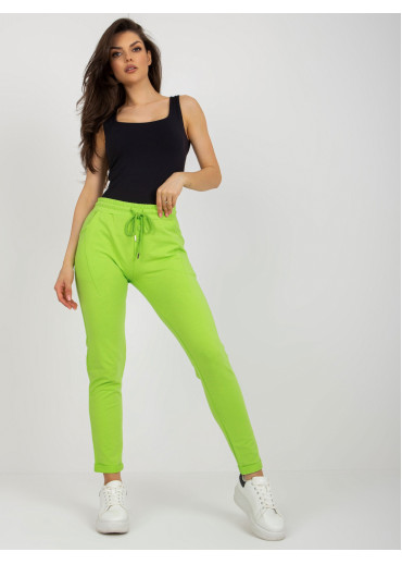 Limetkovo zelené tepláky