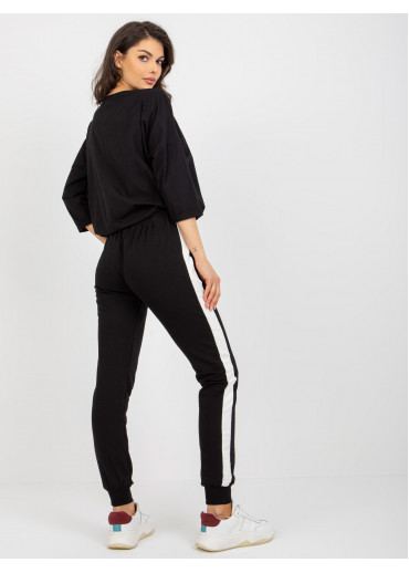 Čierna tepláková súprava