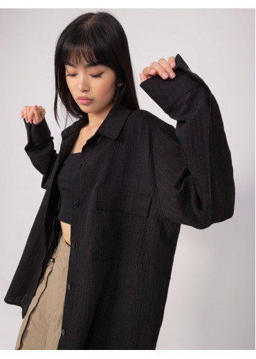 Čierna ľahká košeľa