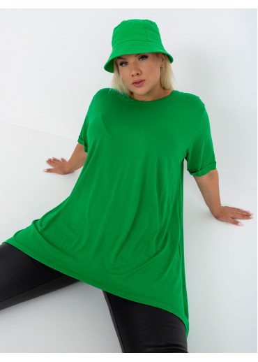 Zelená tričková tunika