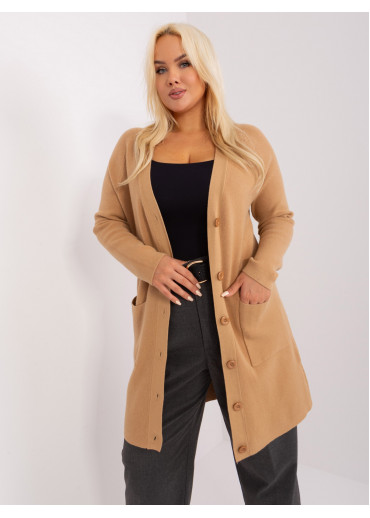 Hnedý predĺžený sveter