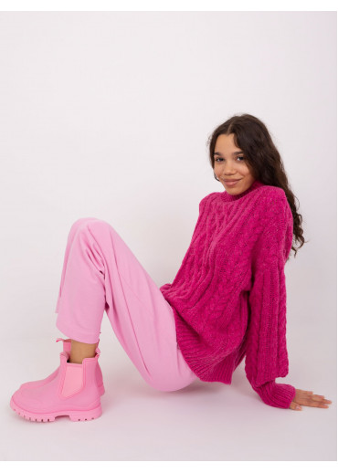 Fuchsiovo ružový polorolák