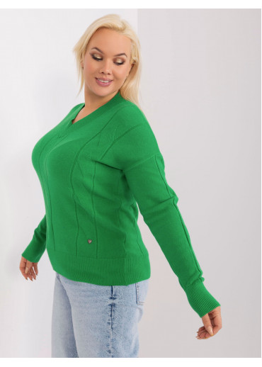 Zelený pulóver