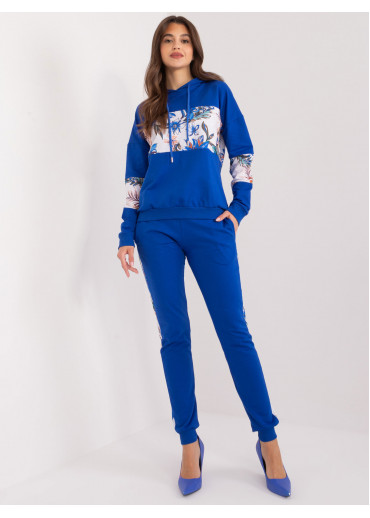 Kobaltovo modrá tepláková súprava