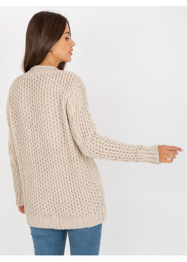 Béžovo hnedý sveter