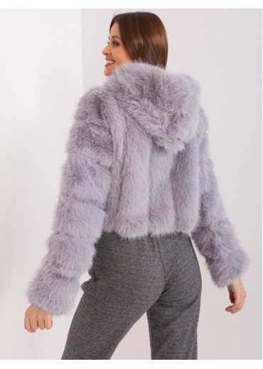 Sivá chlpatá bunda