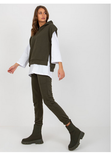 Khaki zelený komplet