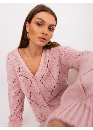 Púdrovo ružový sveter