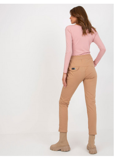 Béžovo hnedé tepláky