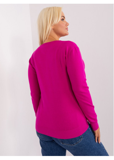 Fuchsiovo ružový pulóver