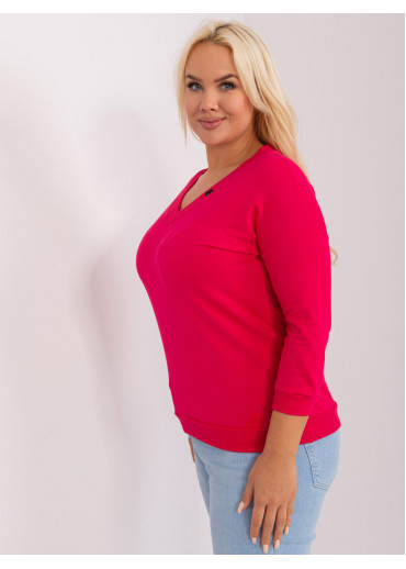 Červené tričko s 3/4 rukávom