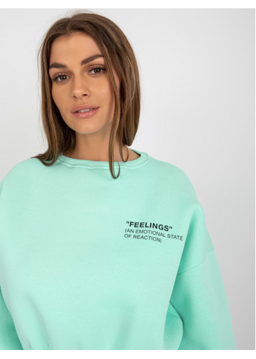 Svetlozelená mikina