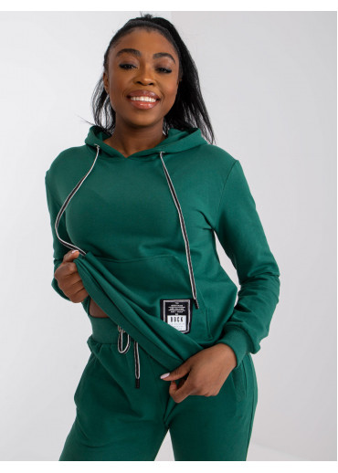 Tmavozelená tepláková súprava