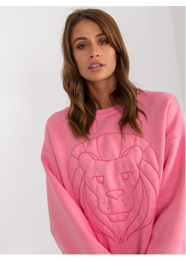 Ružová mikina lev
