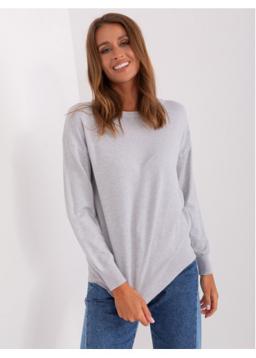 Svetlosivý dámsky sveter